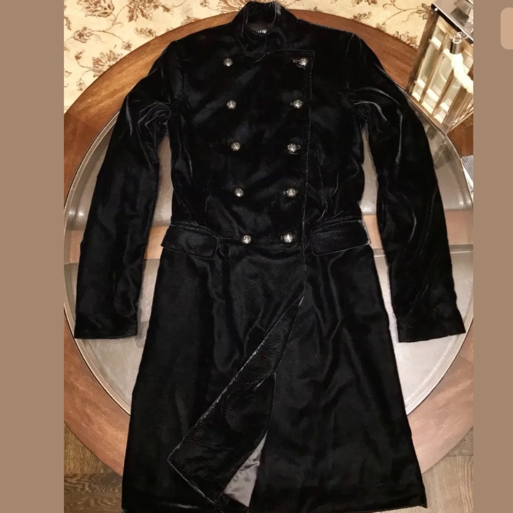Ralph Lauren Size 2 Velvet Double Breasted Coat